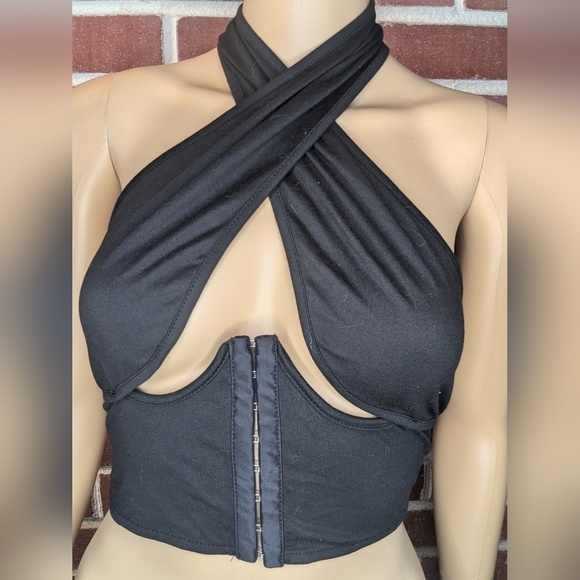 Shein Women's Halter Neck Corset Top Size Small - Picture 3 of 4